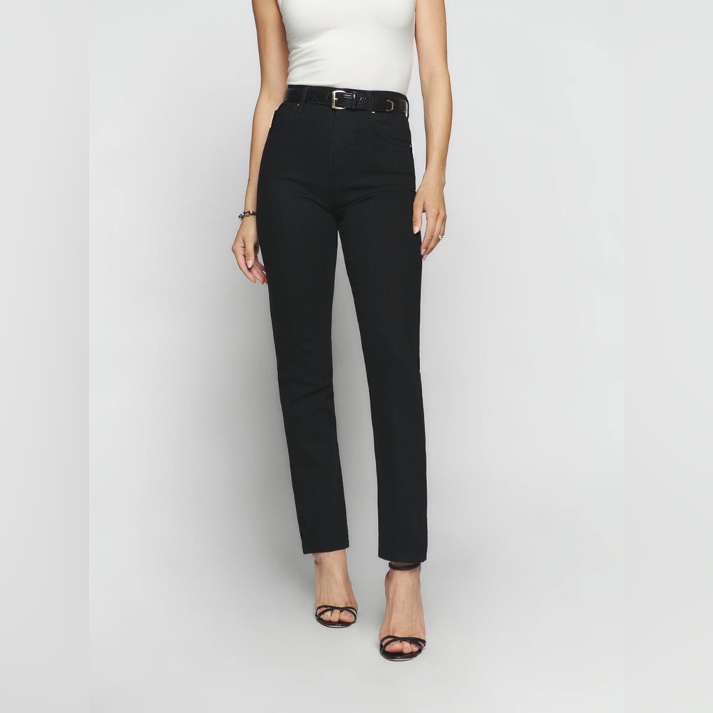 Reformation Liza Ultra High Rise Straight Jeans